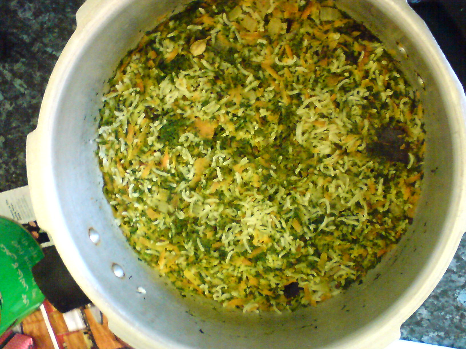 Spinach Carrot Pulao picture